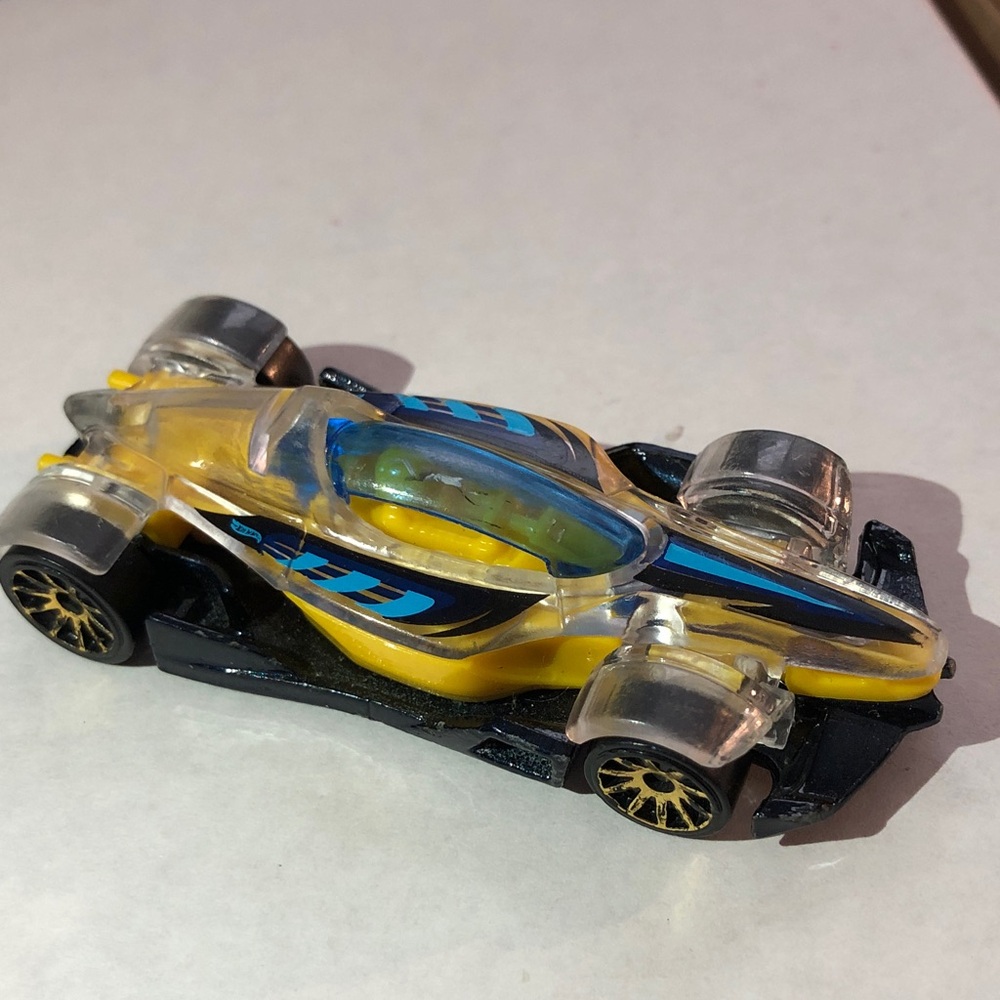 Yellow and Black Formula Street Toy Race Car